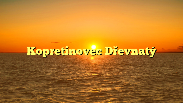 Kopretinovec Dřevnatý