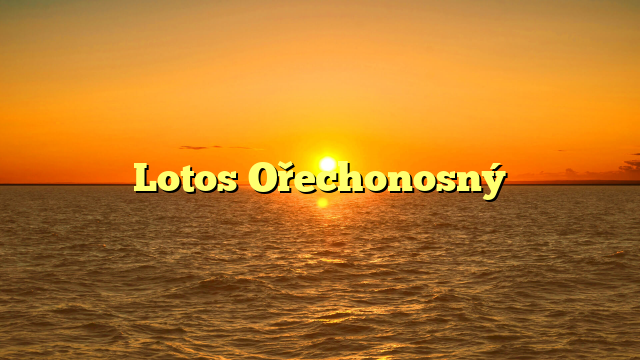 Lotos Ořechonosný