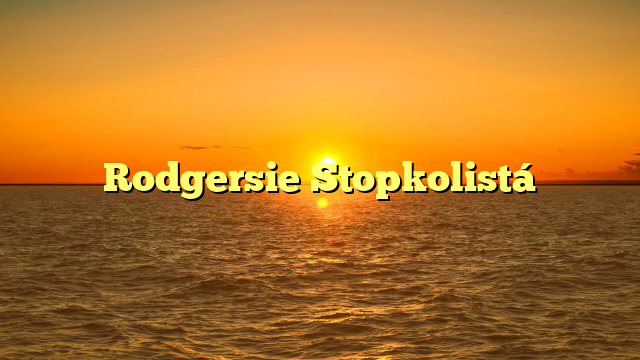 Rodgersie Stopkolistá
