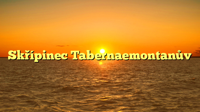 Skřípinec Tabernaemontanův