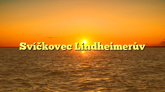 Svíčkovec Lindheimerův